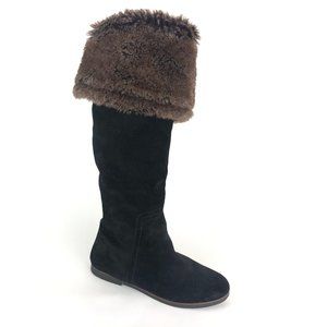 Sam Edelman Orlando Boot Black Suede Over Knee 8